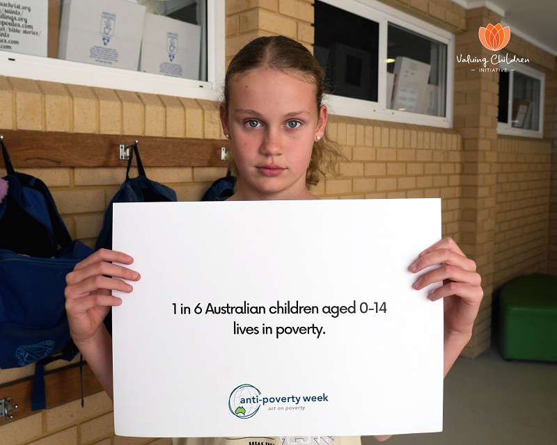 1in6 Australian children lives in poverty